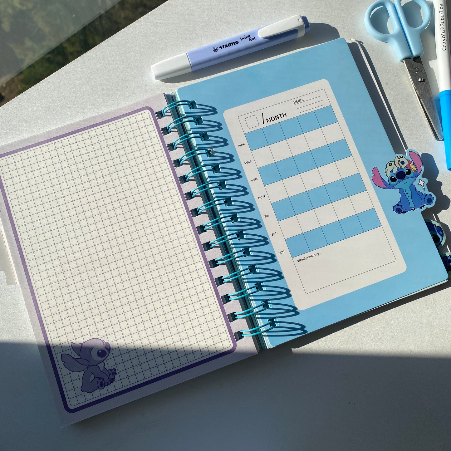 Libreta Stitch lenticular