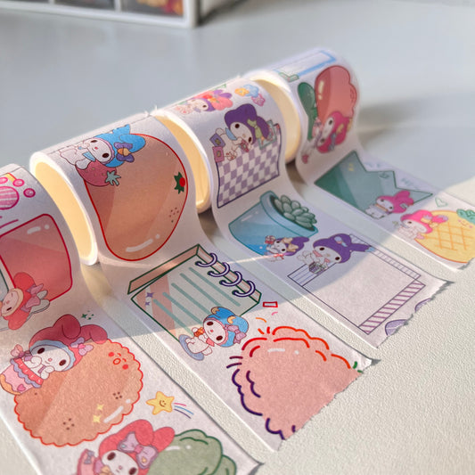 Washi tape Sanrio aleatorio mate