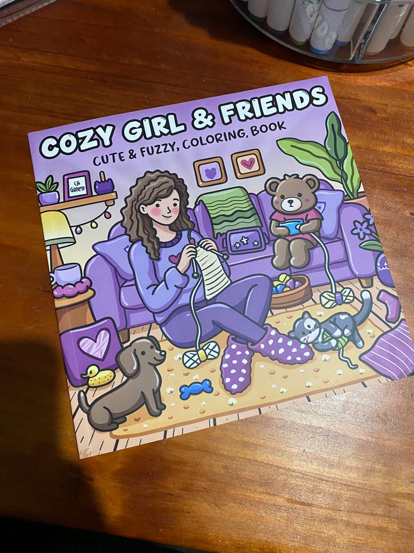 Libro para colorear- Cozy Girl & Friends
