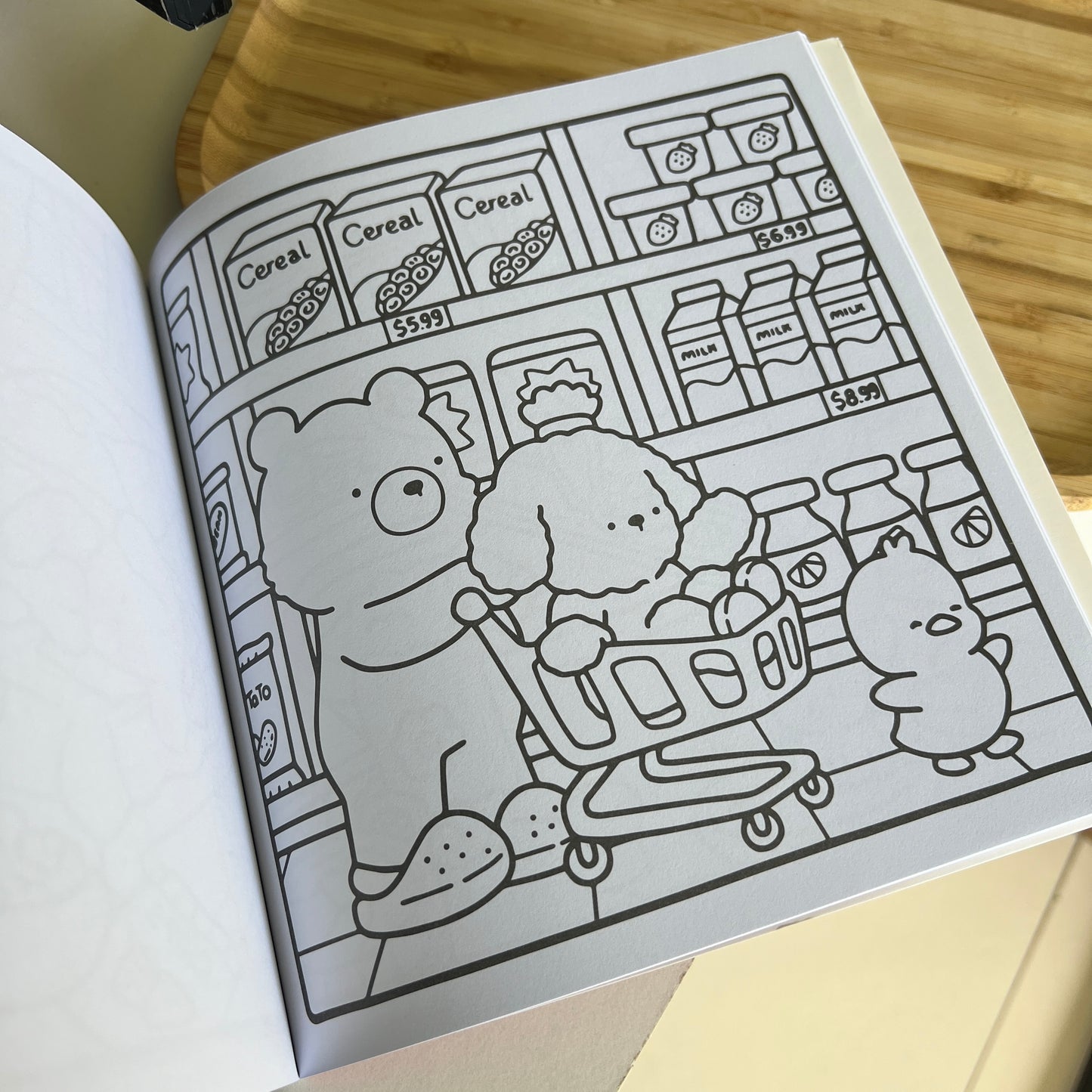 Libro para Colorear Cozy Friends