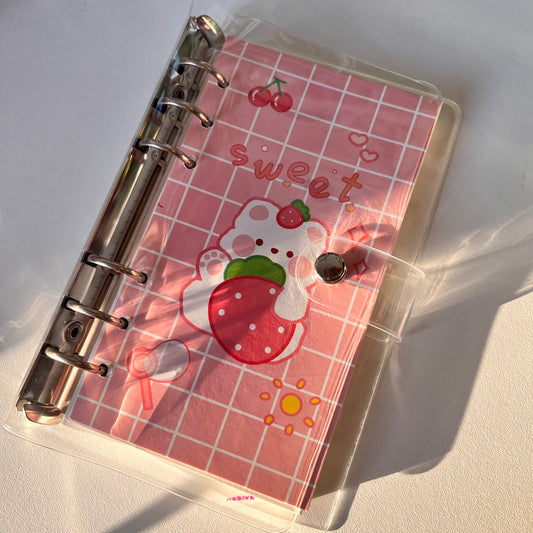 Binder Notebook A6 cute