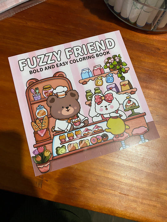Libro para colorear -Fuzzy Friend