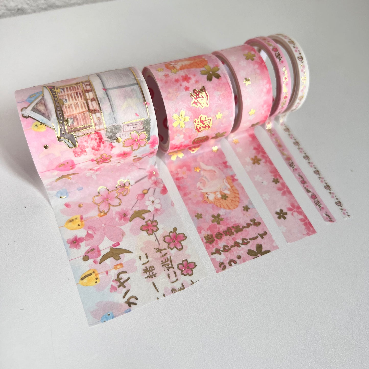 Washi tape Sakura foil