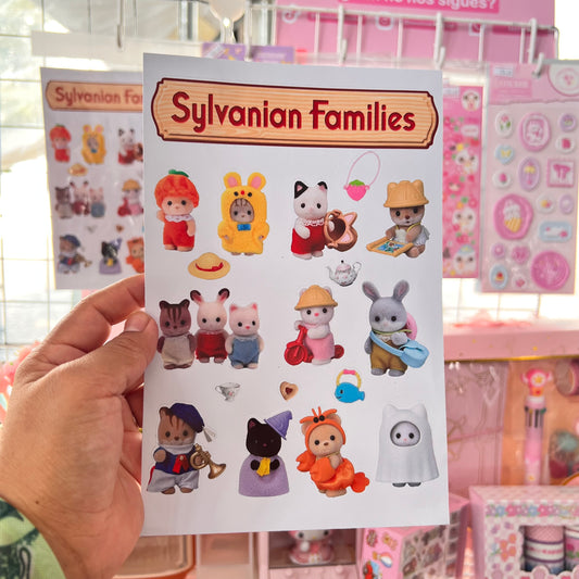 Stickers Sylvanian families