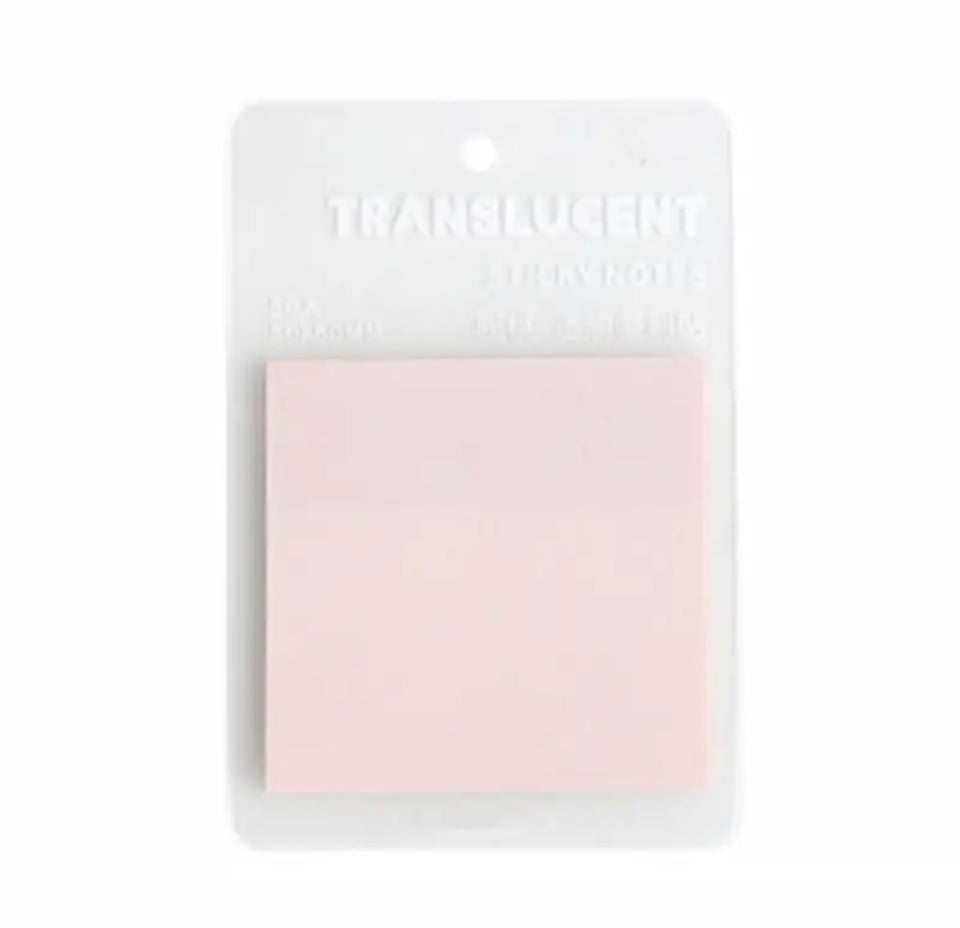 Sticky clear note mini pastel