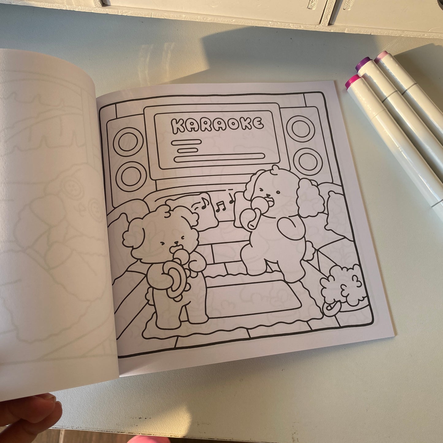 Libro para colorear -Fuzzy Friend