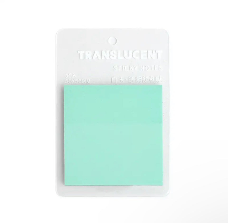 Sticky clear note mini pastel