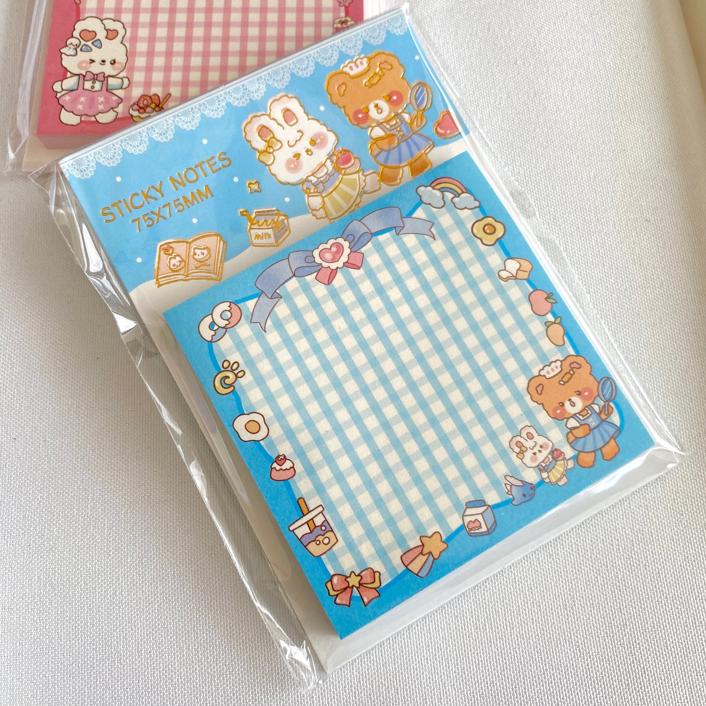 Sticky note - osito celeste