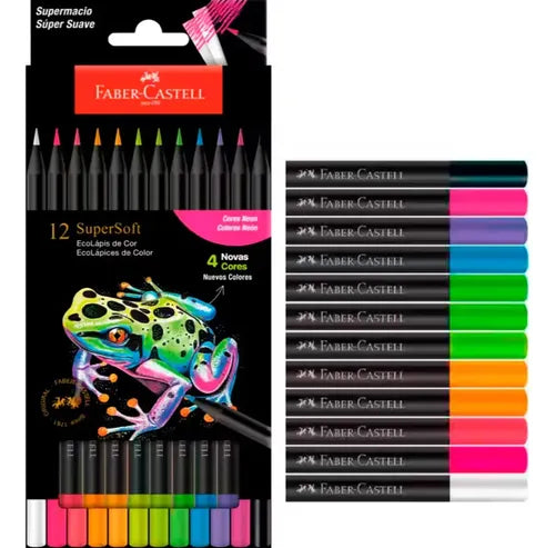 Crayon Faber Castell super soft Neón