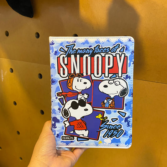 Libreta Acolchada Snoopy azul