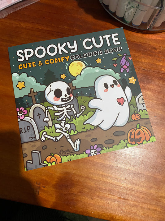 Libro para colorear-Spooky cute