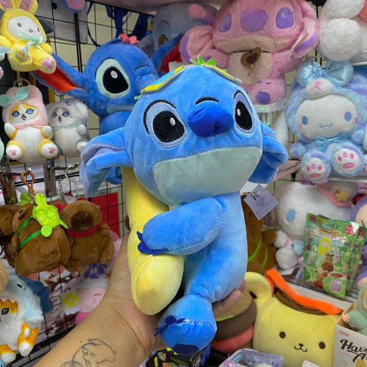 Peluche Stitch con banano