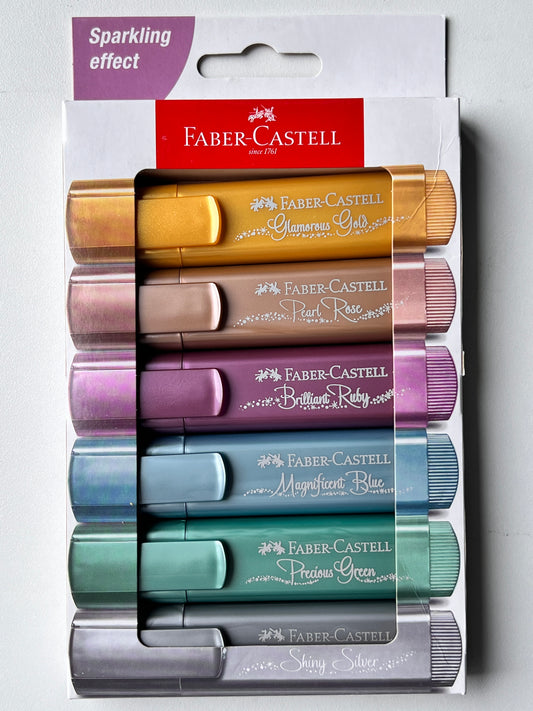Resaltador Faber Castell - Metalicos