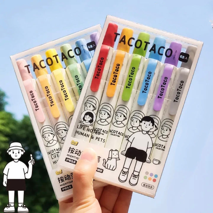 Maracador Resaltador taco taco clip