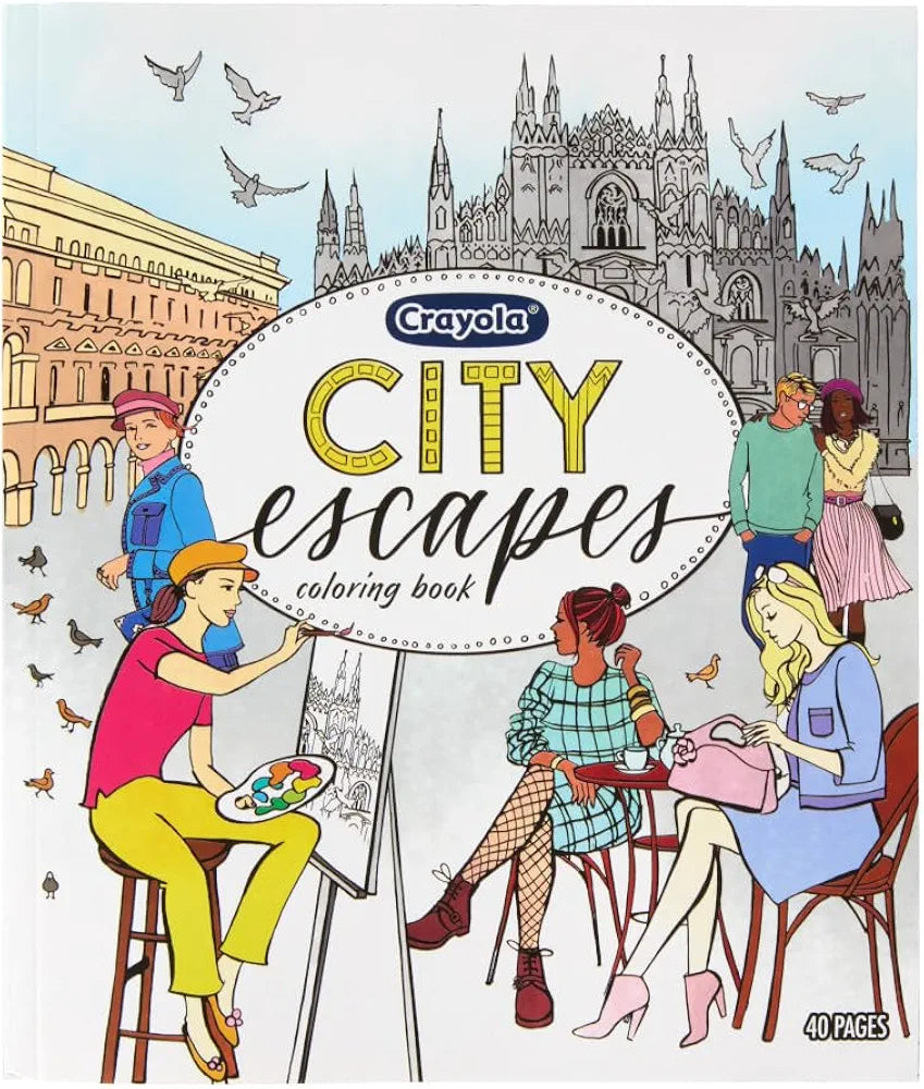 Libro para colorear ciudades