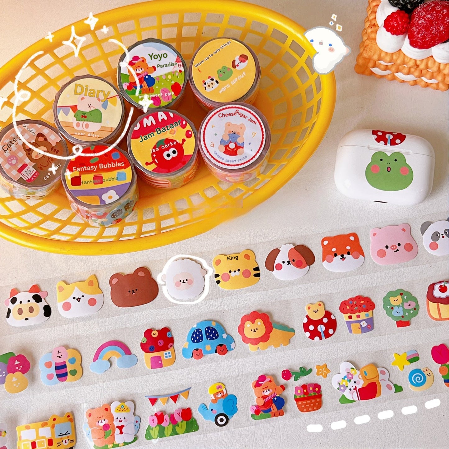 Sticker cozy cute