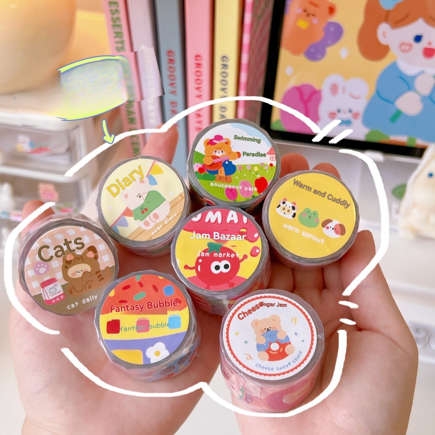 Sticker cozy cute