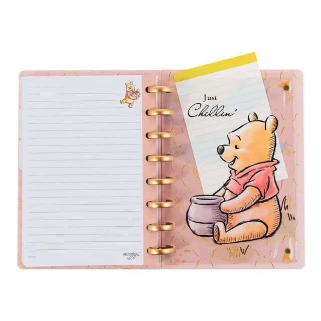 Libreta Winnie Pooh sistema de discos