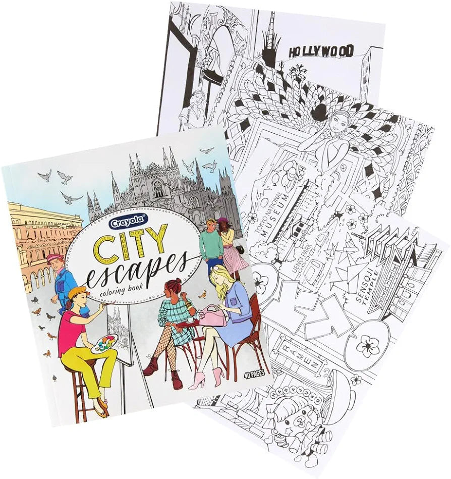 Libro para colorear ciudades