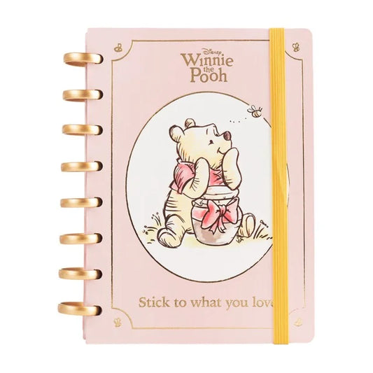 Libreta Winnie Pooh sistema de discos