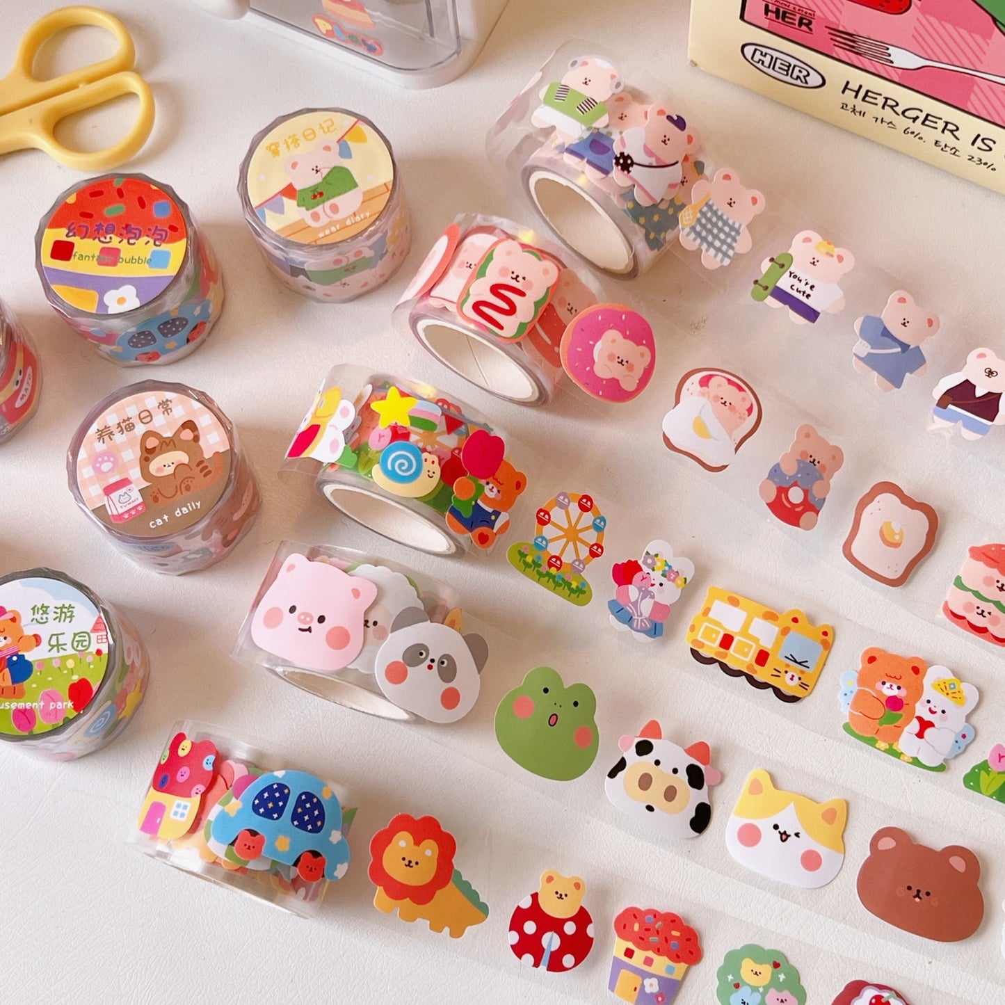 Sticker cozy cute