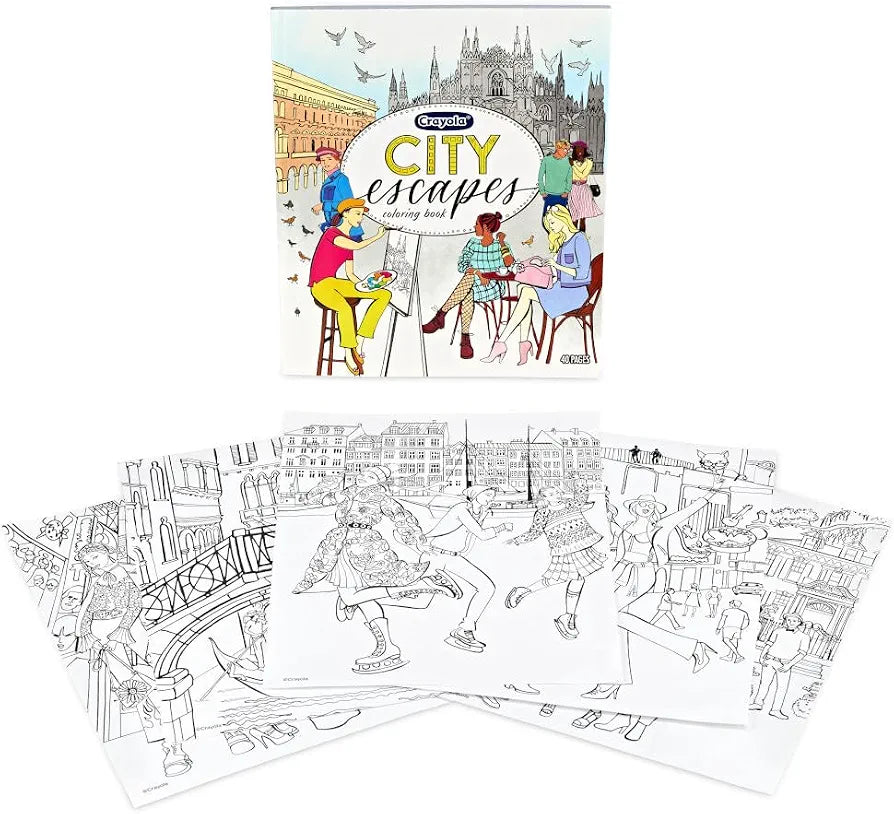 Libro para colorear ciudades